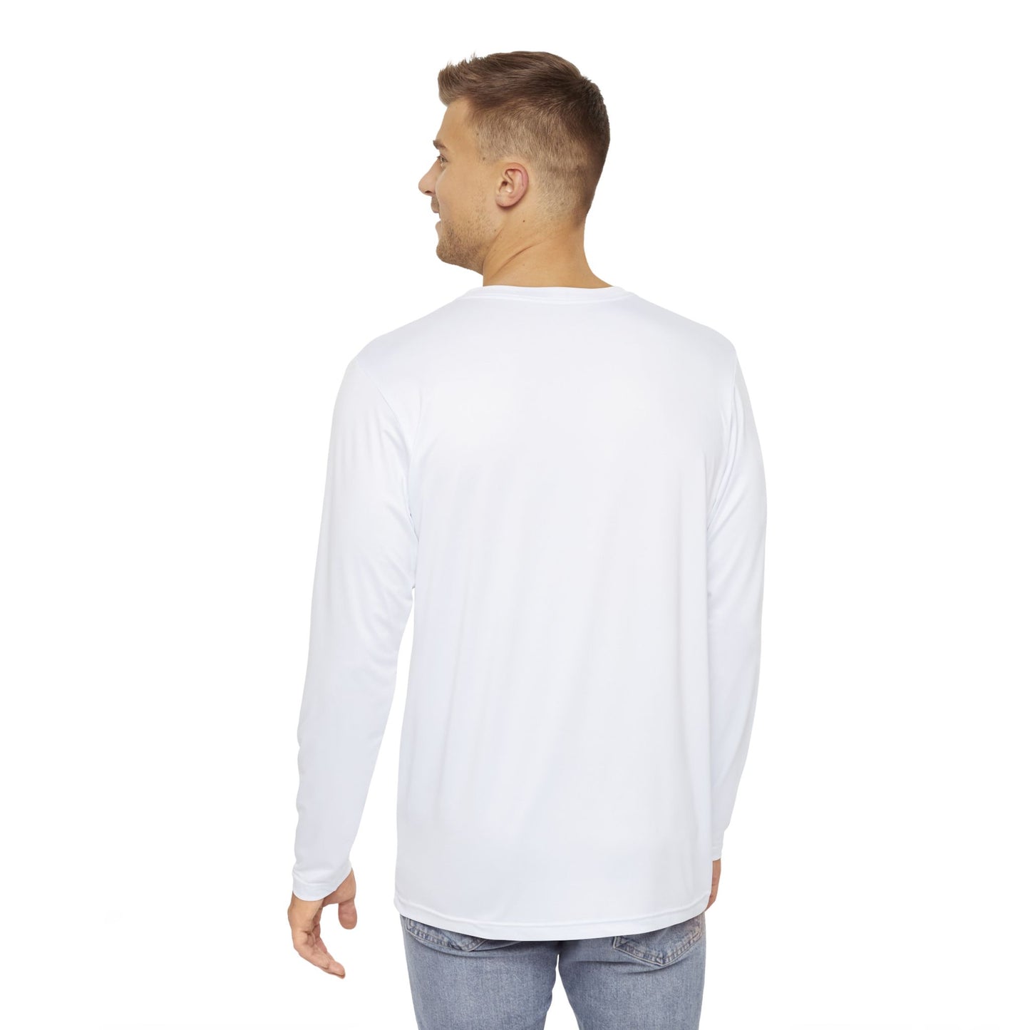 Saved By Grace Men's Long Sleeve Shirt (AOP)