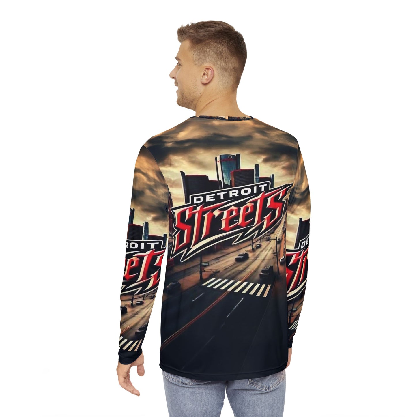 Detroit Streets Long Sleeve Shirt - Urban Style for Men