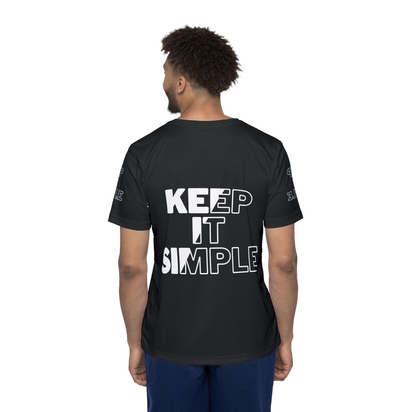 Keep It Simple Men's Sports Jersey - Keep It Simple Athletic Shirt