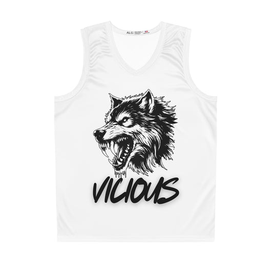 Vicious Wolf Basketball Jersey - Bold Athletic Wear for Sports Enthusiasts