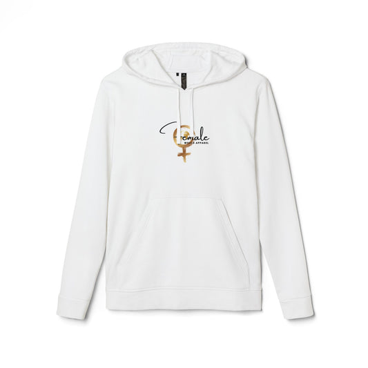 Empowerment Unisex Fleece Hoodie - Female Symbol Design