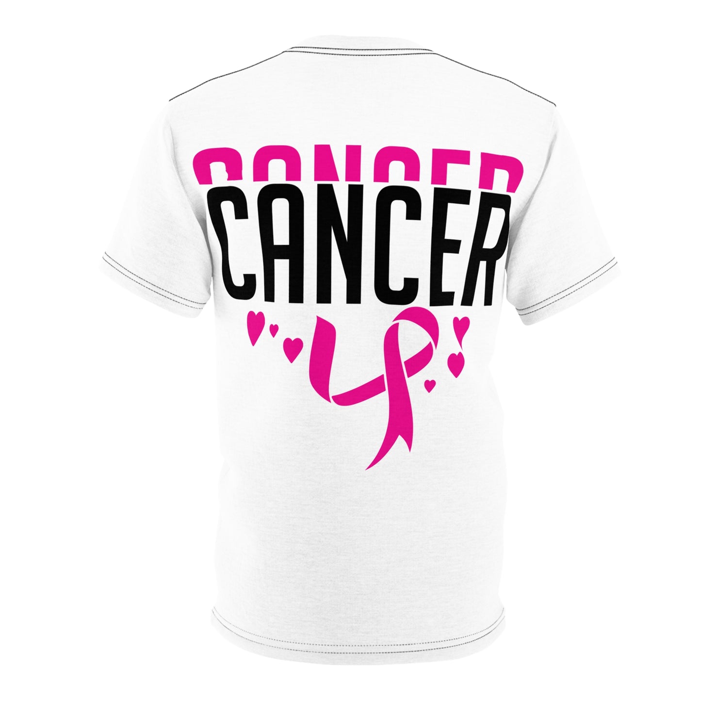 Unisex Cut & Sew Tee - Support Cancer Awareness with Heartfelt Design