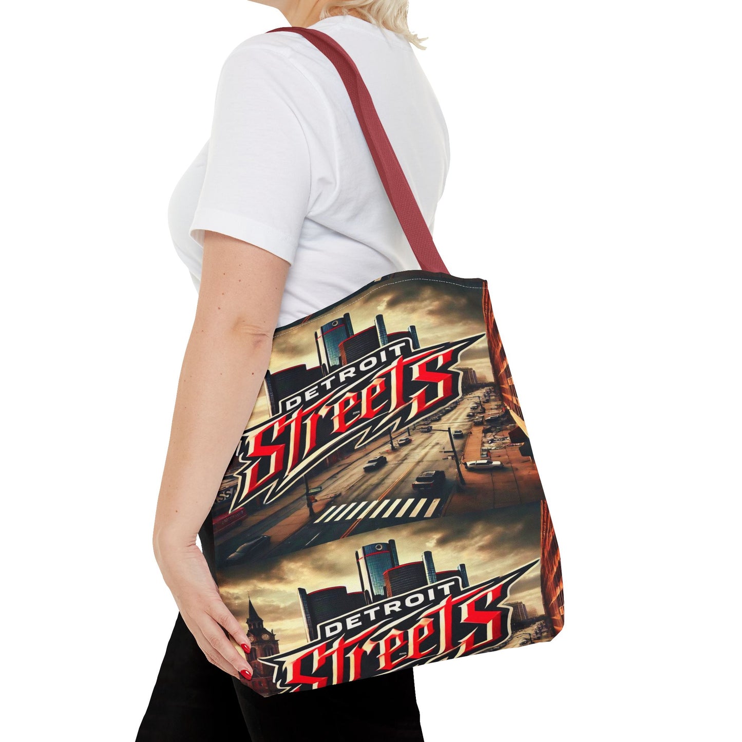 Detroit Streets Tote Bag - Stylish Urban Carryall for City Lovers