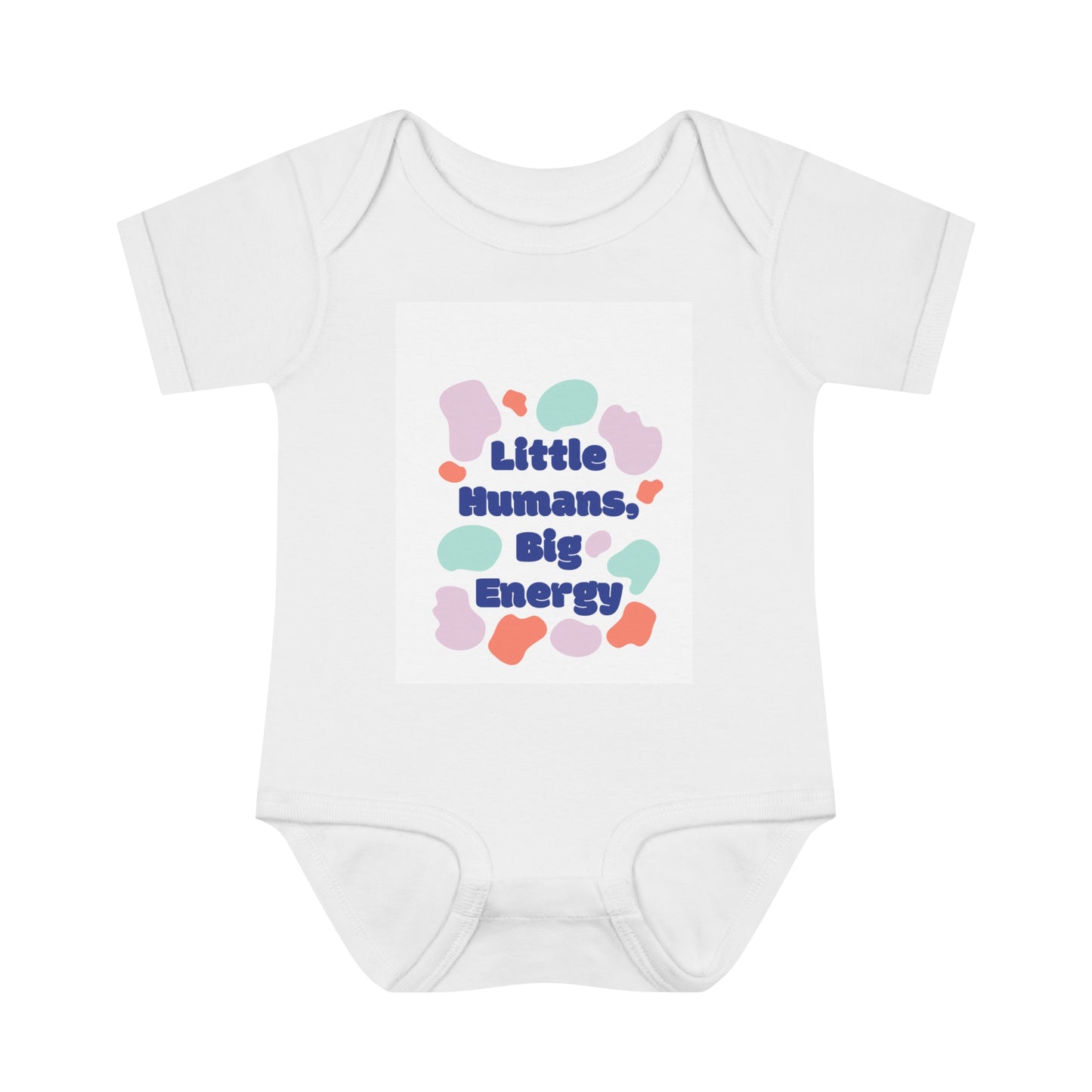 Cute Infant Bodysuit - "Little Humans, Big Energy" for Active Babies