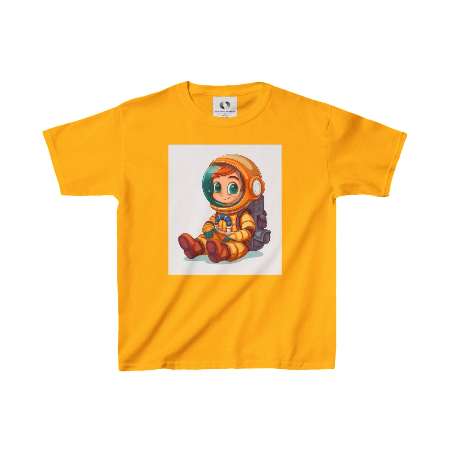 Astronaut Kids Heavy Cotton™ Tee - Fun Space Adventure Shirt for Young Explorers