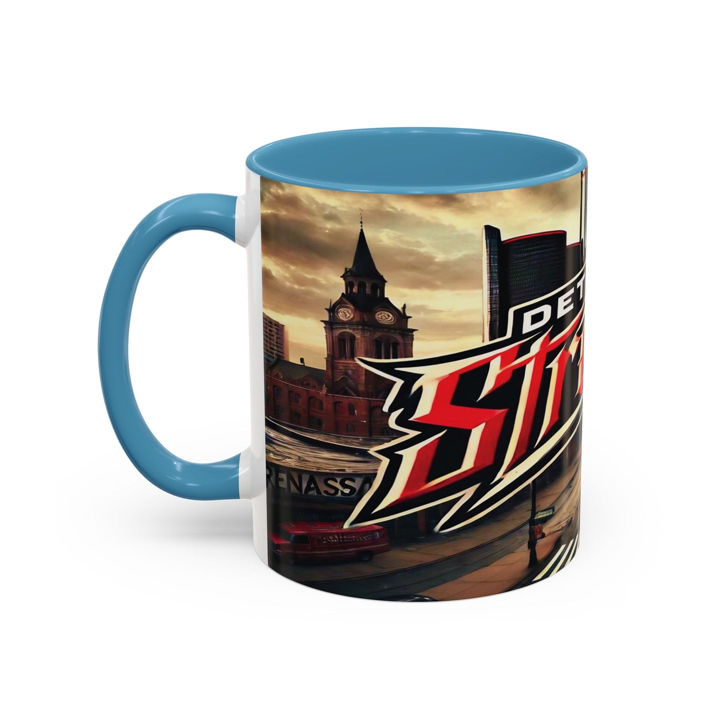 Detroit Streets Accent Coffee Mug - 11oz & 15oz, Urban Vibe