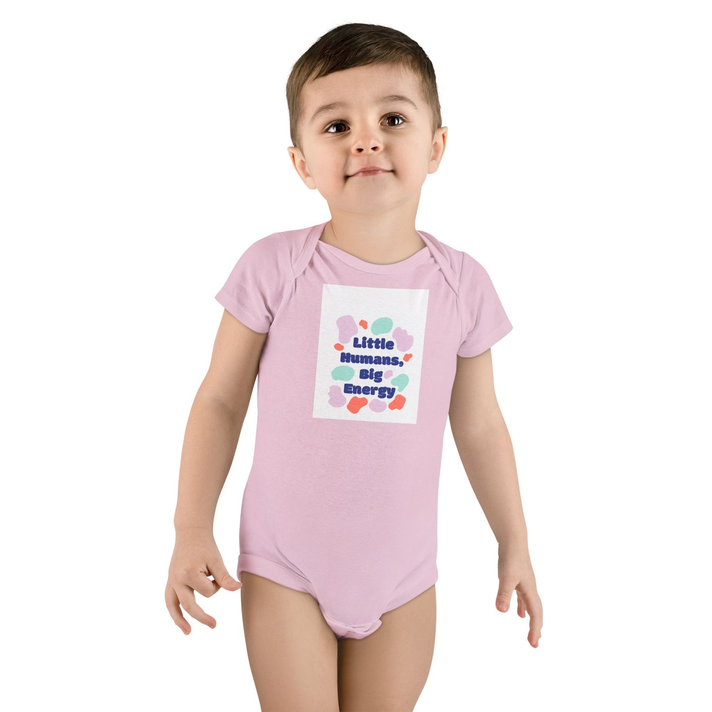 Fun Baby Onesie - 'Little Humans, Big Energy' Design