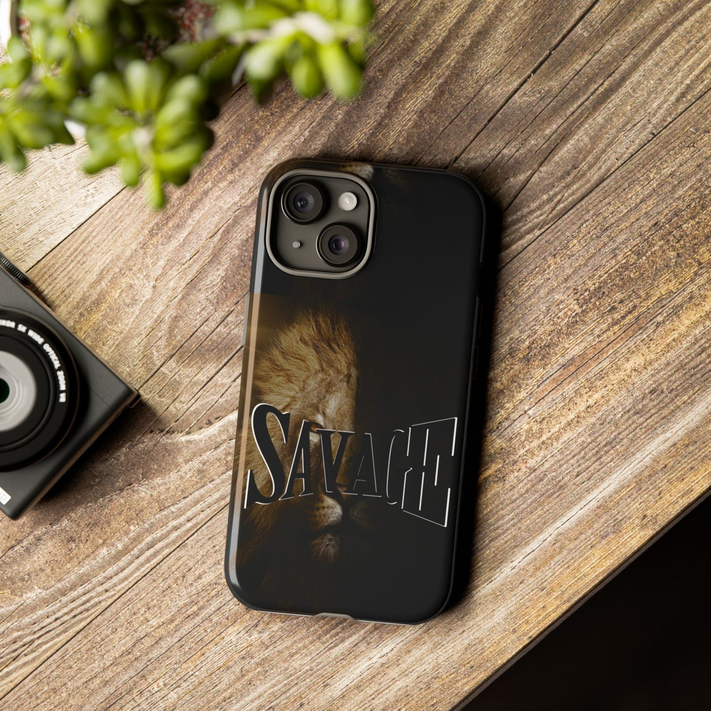 Savage Lion Phone Case - Tough & Stylish Protection