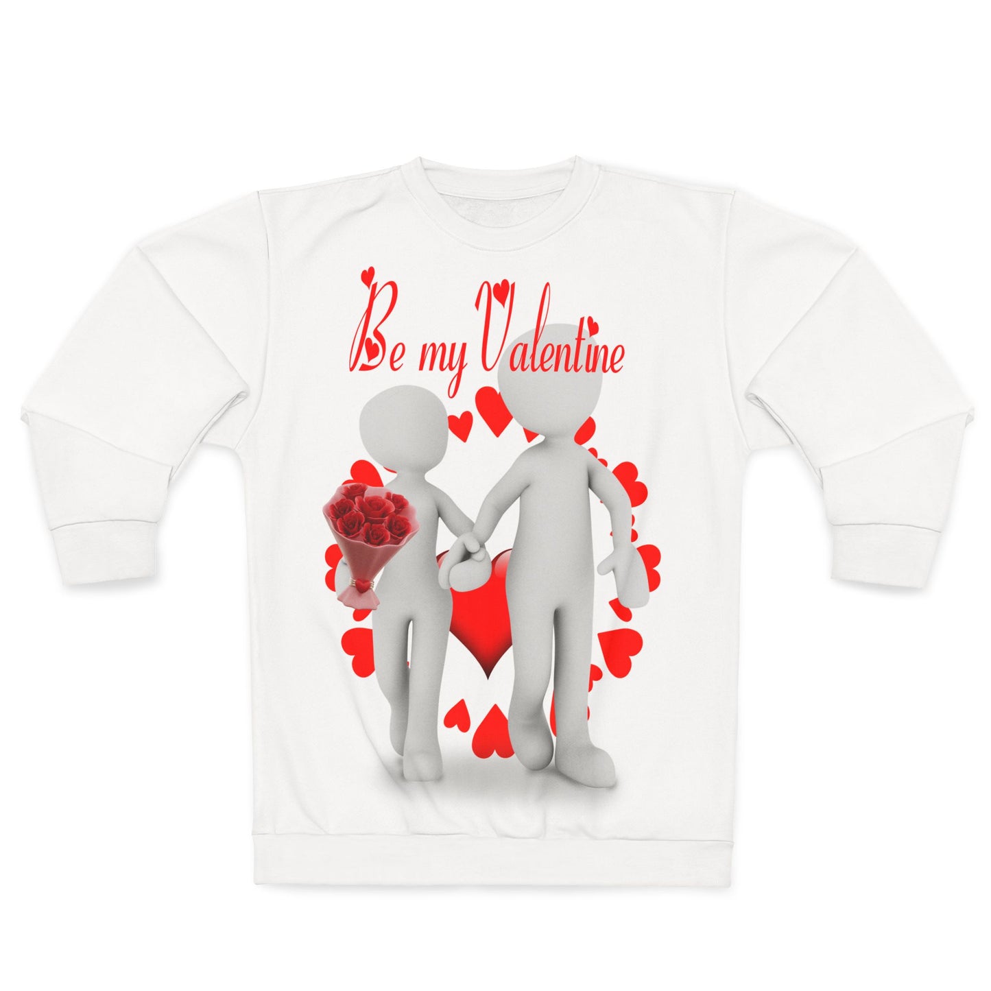 Valentine's Day Unisex Sweatshirt - 'Be My Valentine' Couples Gift