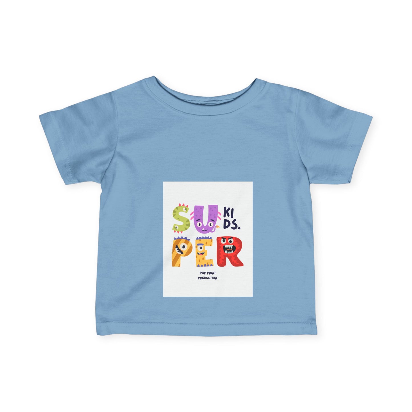 Super Fun Infant Tee - Cute Colorful Monsters Design