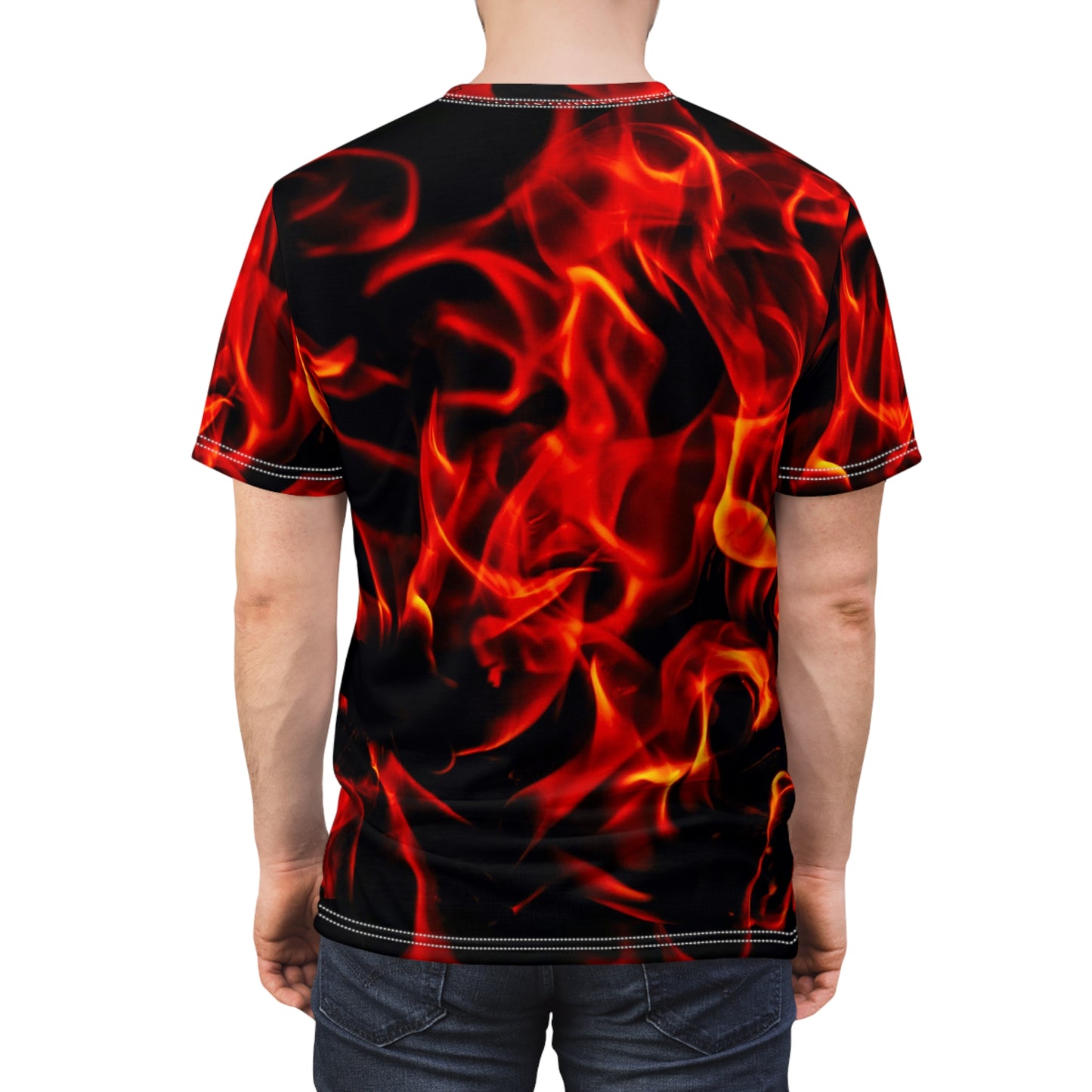 Fiery Flames Unisex Tee - Bold Graphic T-Shirt for Fashion Enthusiasts