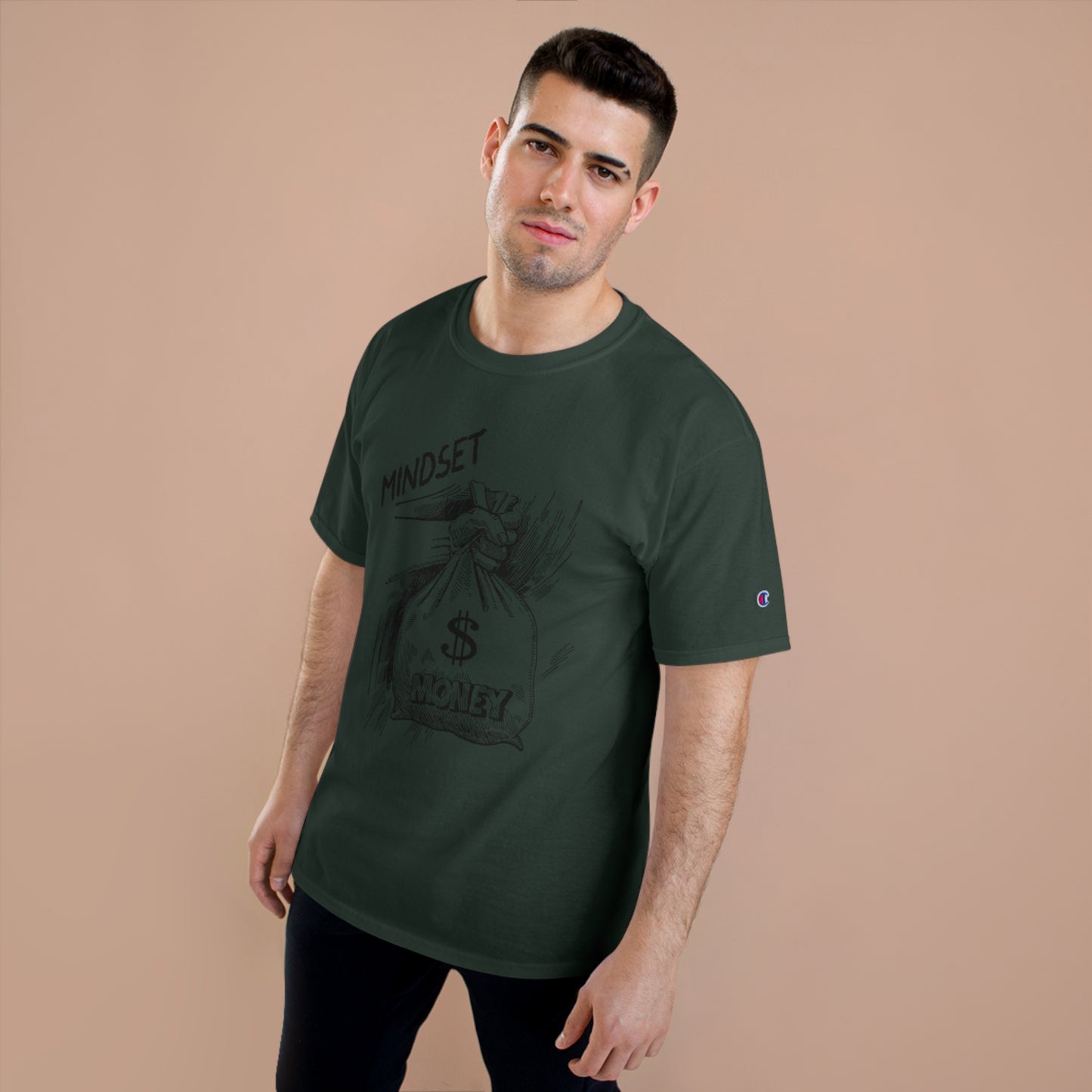 Mindset Money Champion T-Shirt – Motivational Graphic Tee for Success Minded Individuals