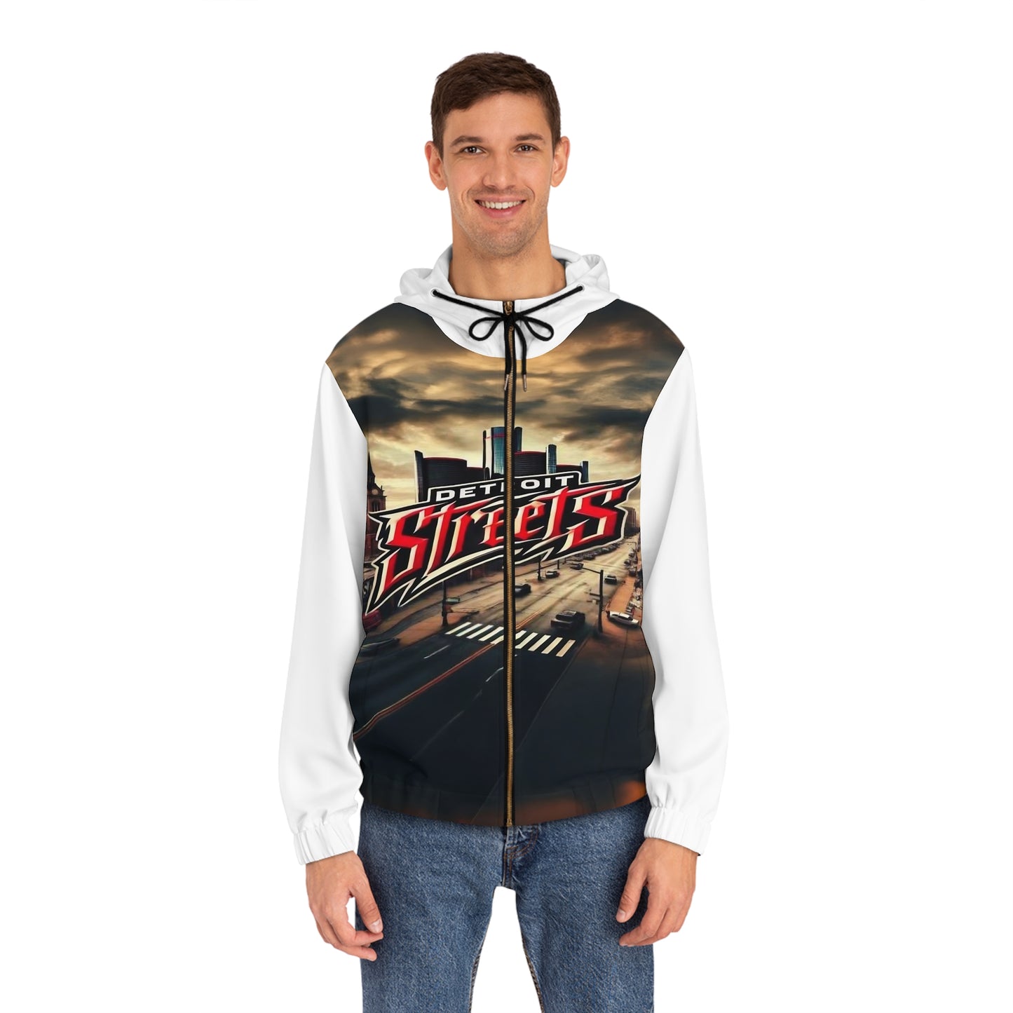 Detroit Streets Full-Zip Hoodie - Detroit Streets Graphic