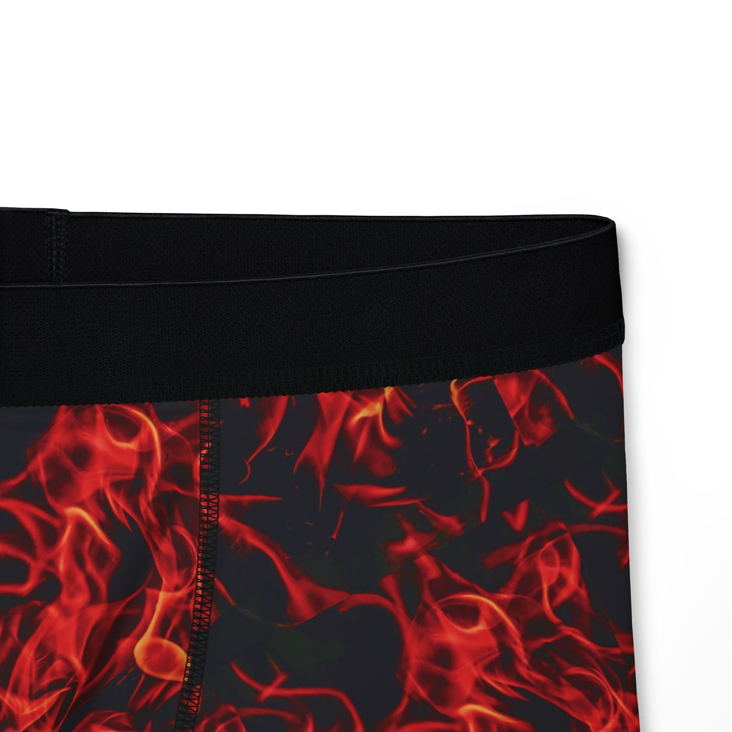 Flame Pattern Men's Boxers - Bold & Comfortable Underwear for Everyday Wear