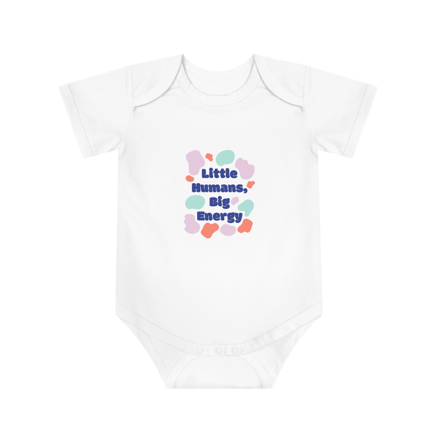 Little Humans, Big Energy Baby Bodysuit - Cute Infant Outfit for Playtime & Gifts