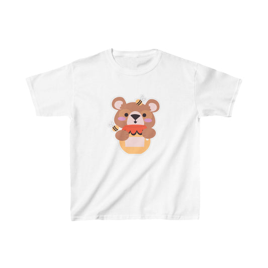 Adorable Bear Kids T-Shirt - Cute Animal Tee for Playful Adventures