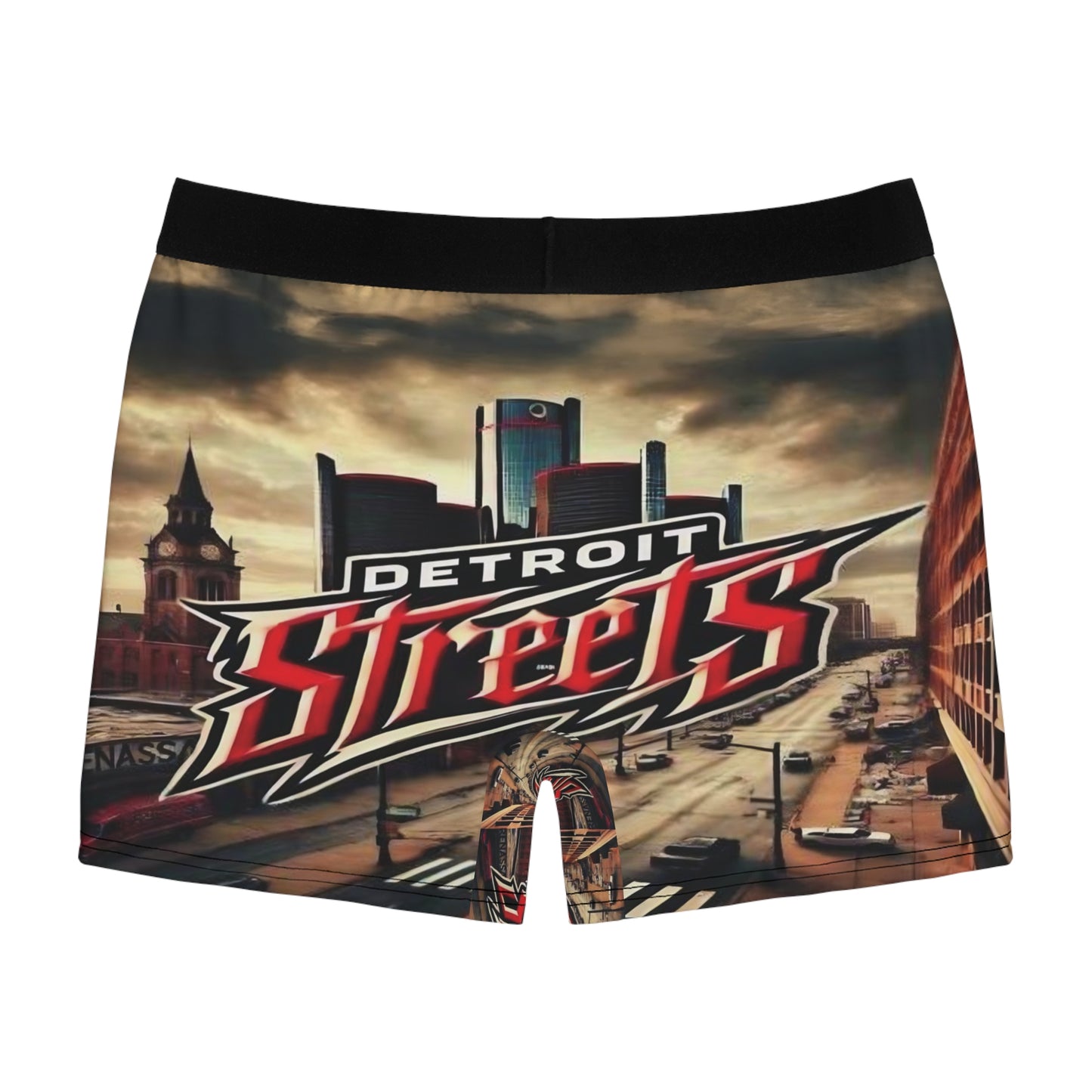 Detroit Streets Men's Boxer Briefs - Urban Style Underwear