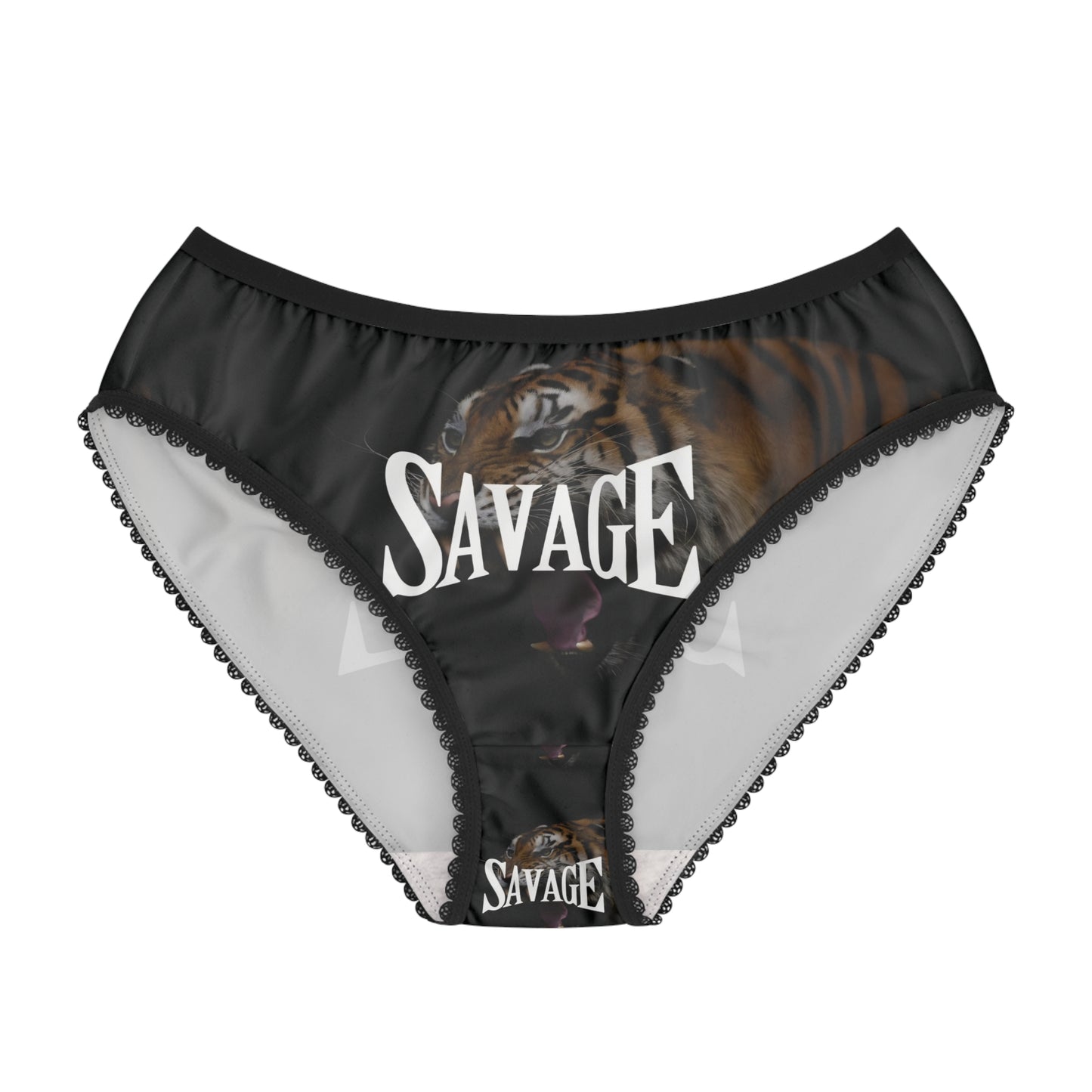 Savage Tiger Women's Briefs - Bold and Fierce Lingerie