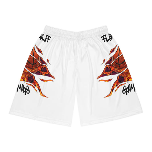 Flaming Basketball Shorts – Ignite Your Game