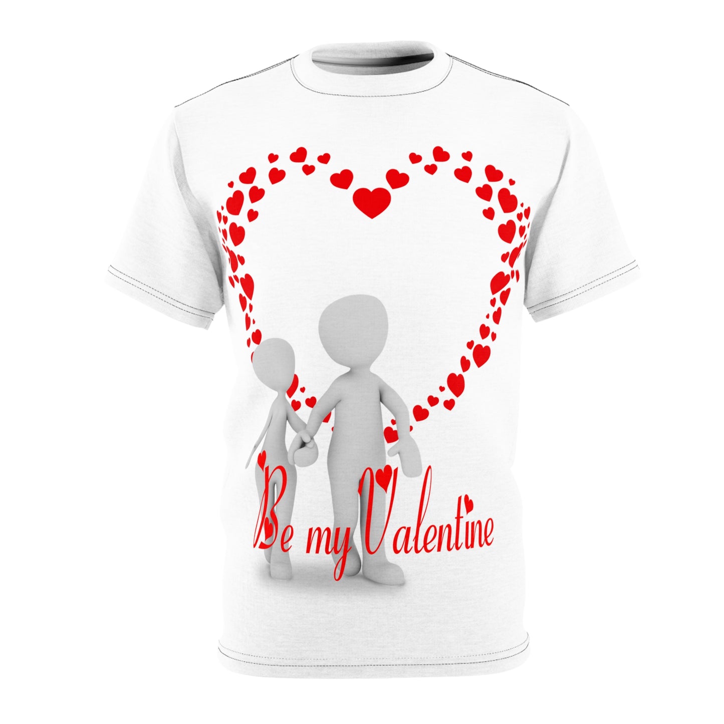 Valentine's Day Unisex Tee - 'Be My Valentine' Heart Design