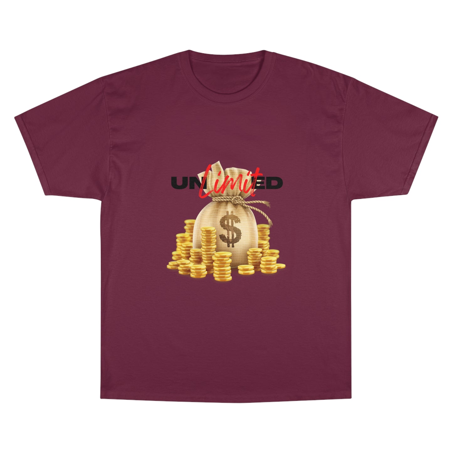 Unlimited Wealth Champion T-Shirt - Casual Gift for Money Lovers