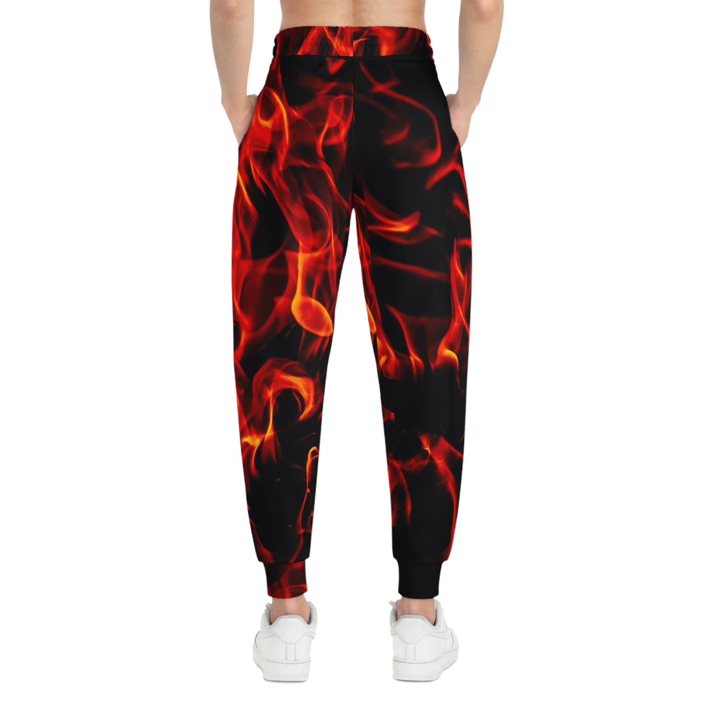 Fiery Flames Athletic Joggers for Active Lifestyle