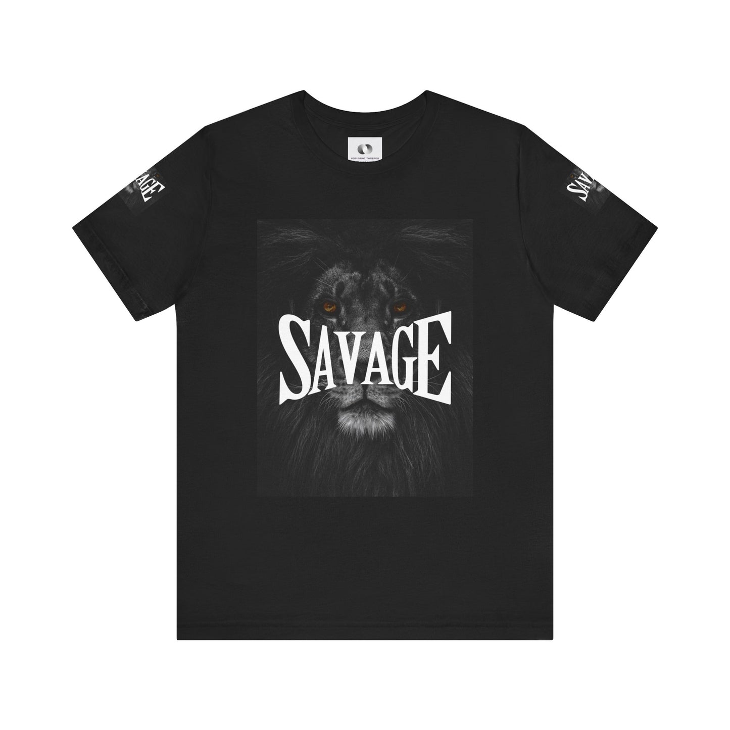 Savage Lion Graphic Tee - Unisex Short Sleeve Shirt