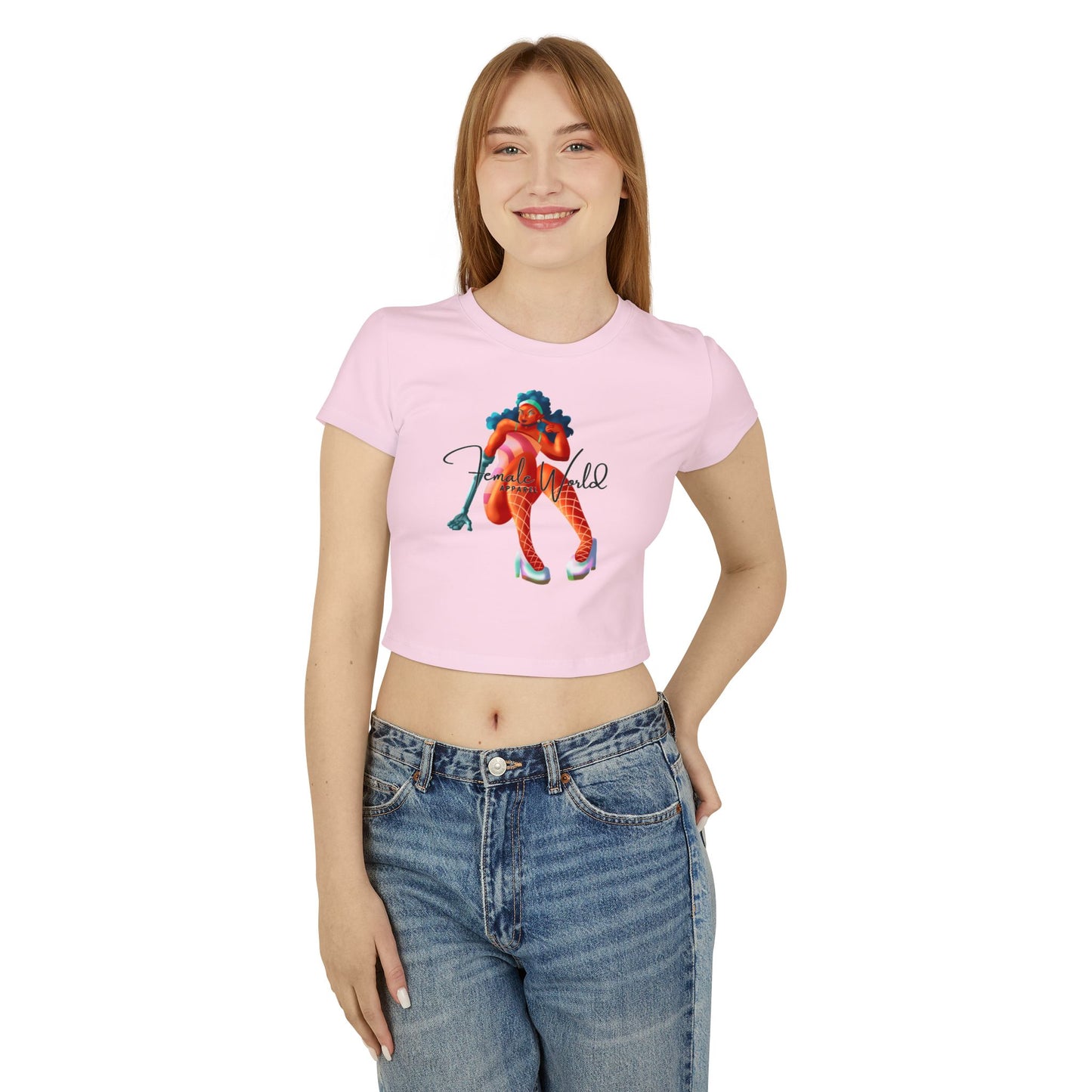 Empowered Women's Baby Tee - Stylish Casual Graphic Top