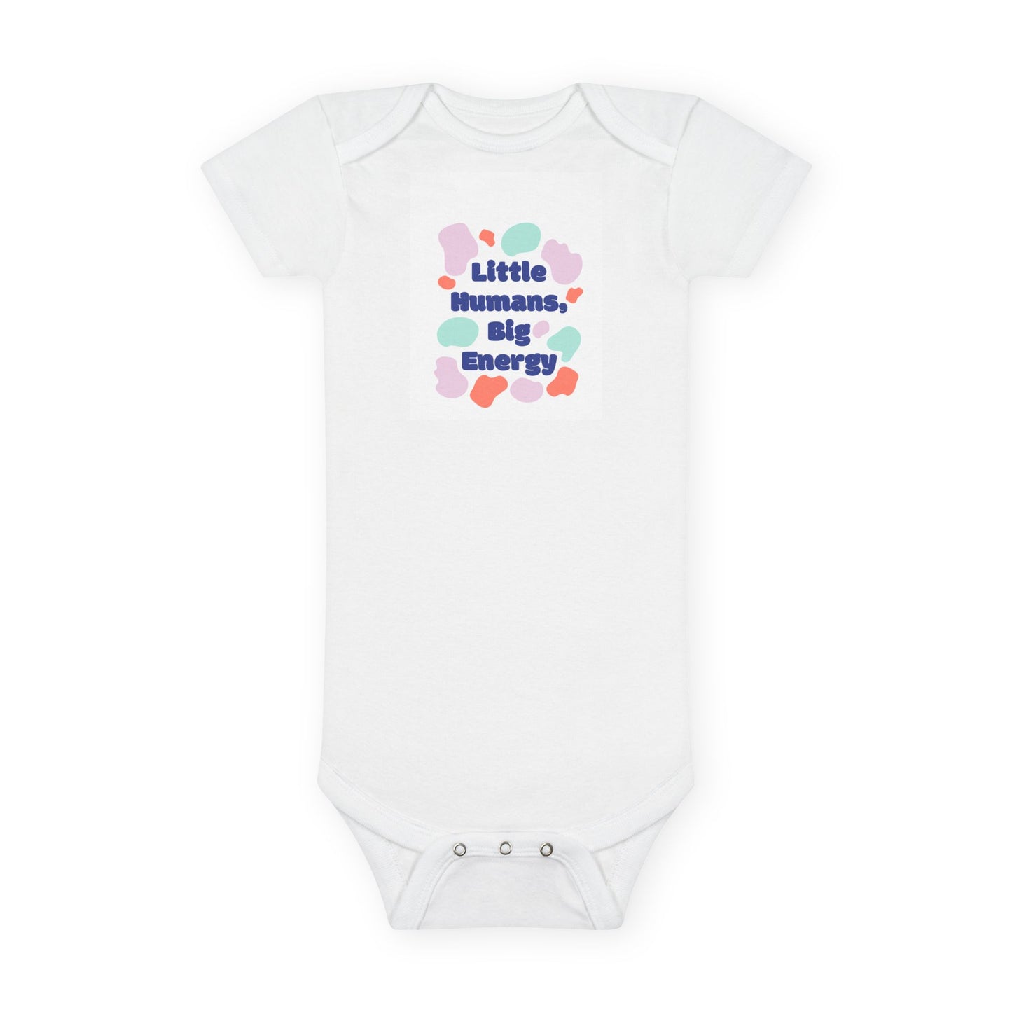 Fun Baby Onesie - 'Little Humans, Big Energy' Design