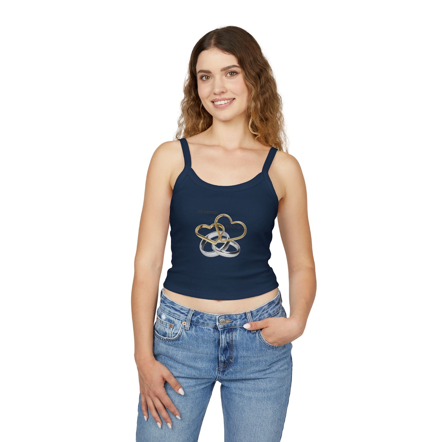 Together Forever Women's Spaghetti Strap Tank Top - Romantic Relationship Apparel