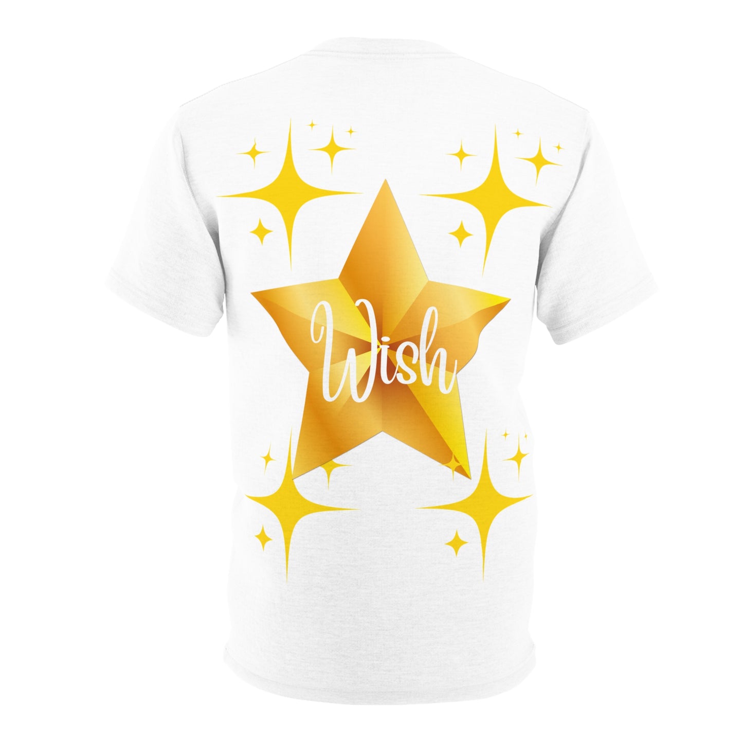 Golden Star Wish Unisex Tee - Inspirational Design