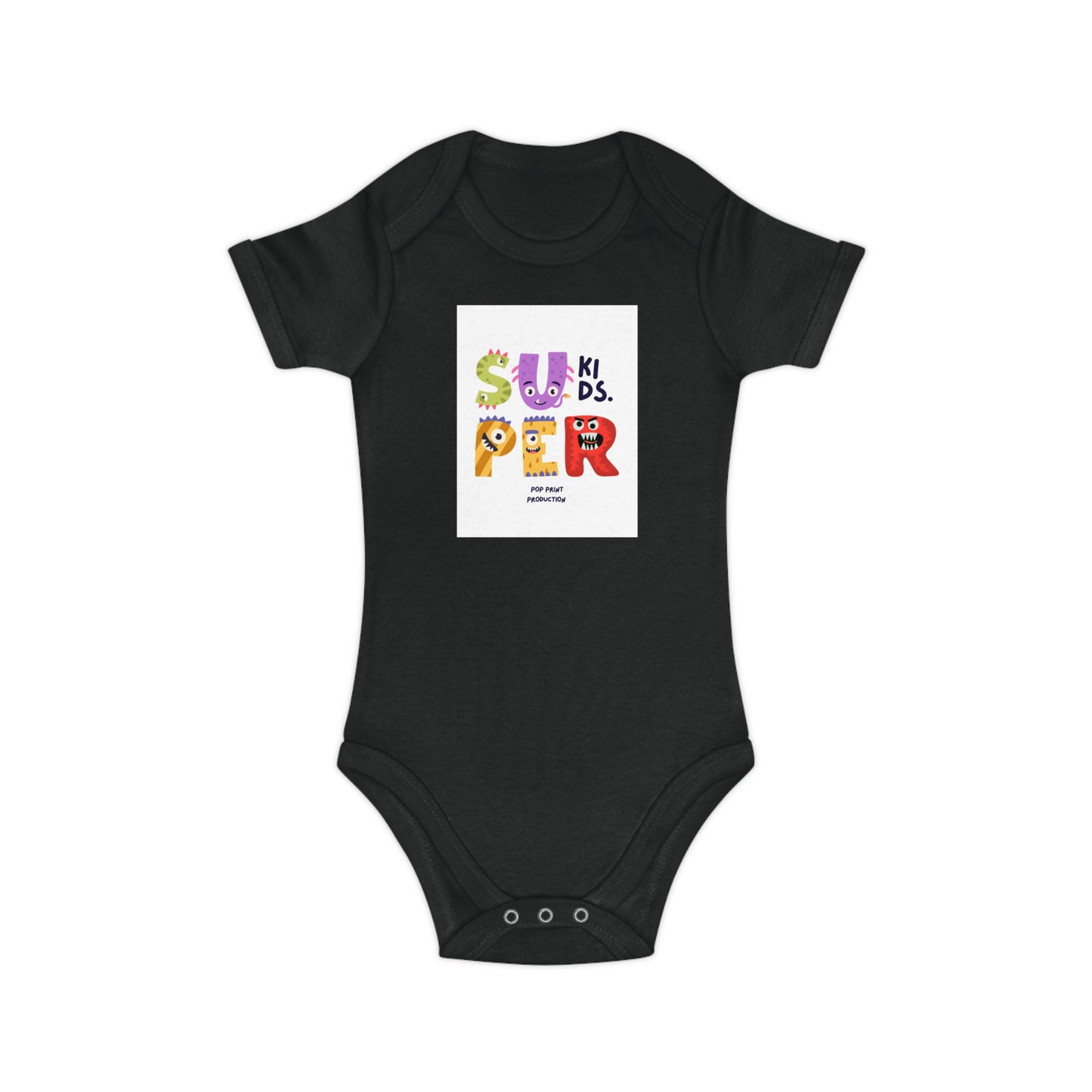 Super Cute Kids Combed Cotton Baby Bodysuit