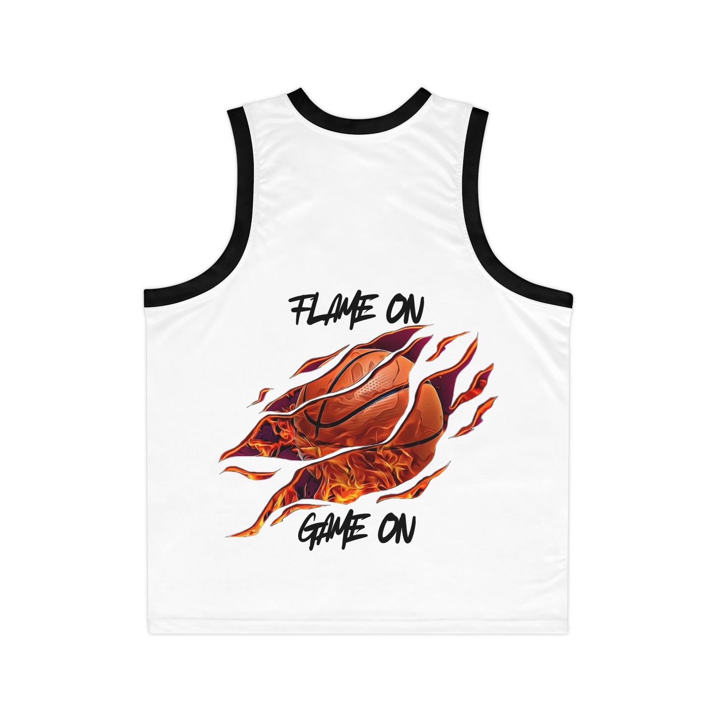 Flame On Basketball Jersey - Unisex Sport Tank for Game Day