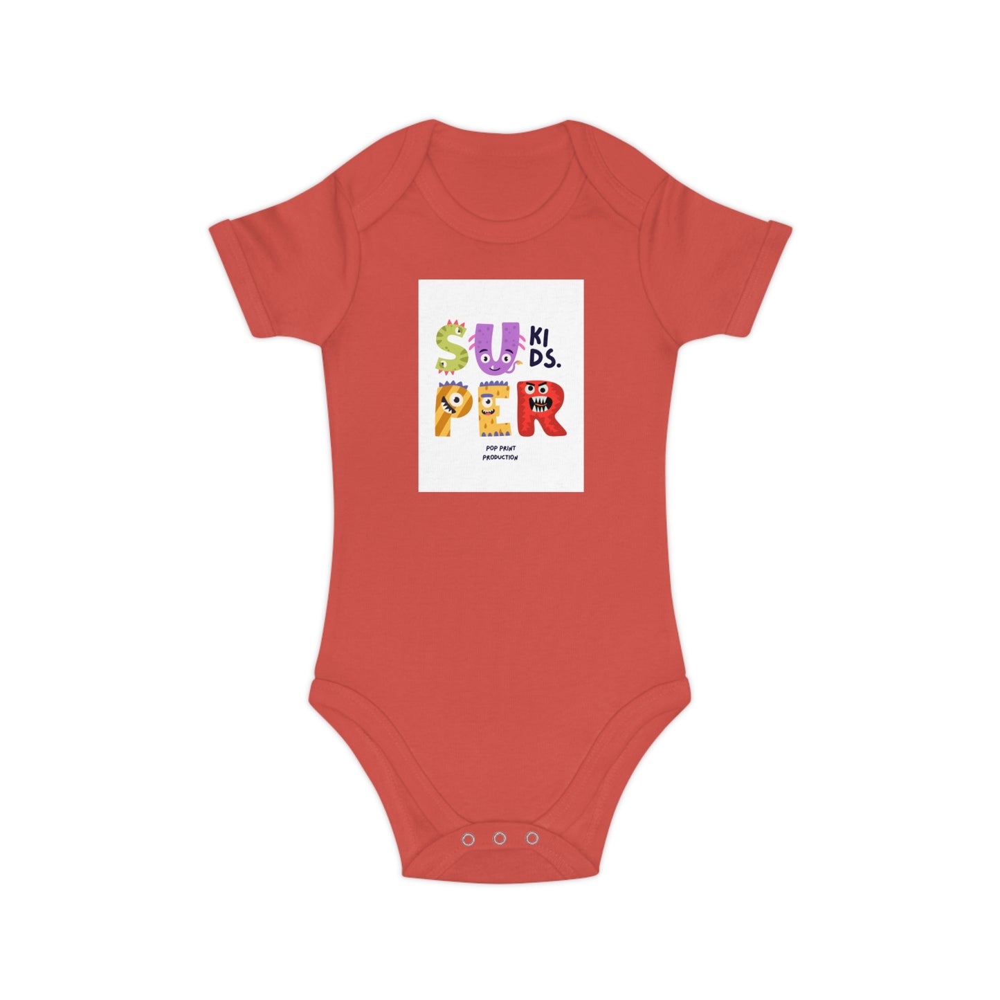 Super Cute Kids Combed Cotton Baby Bodysuit