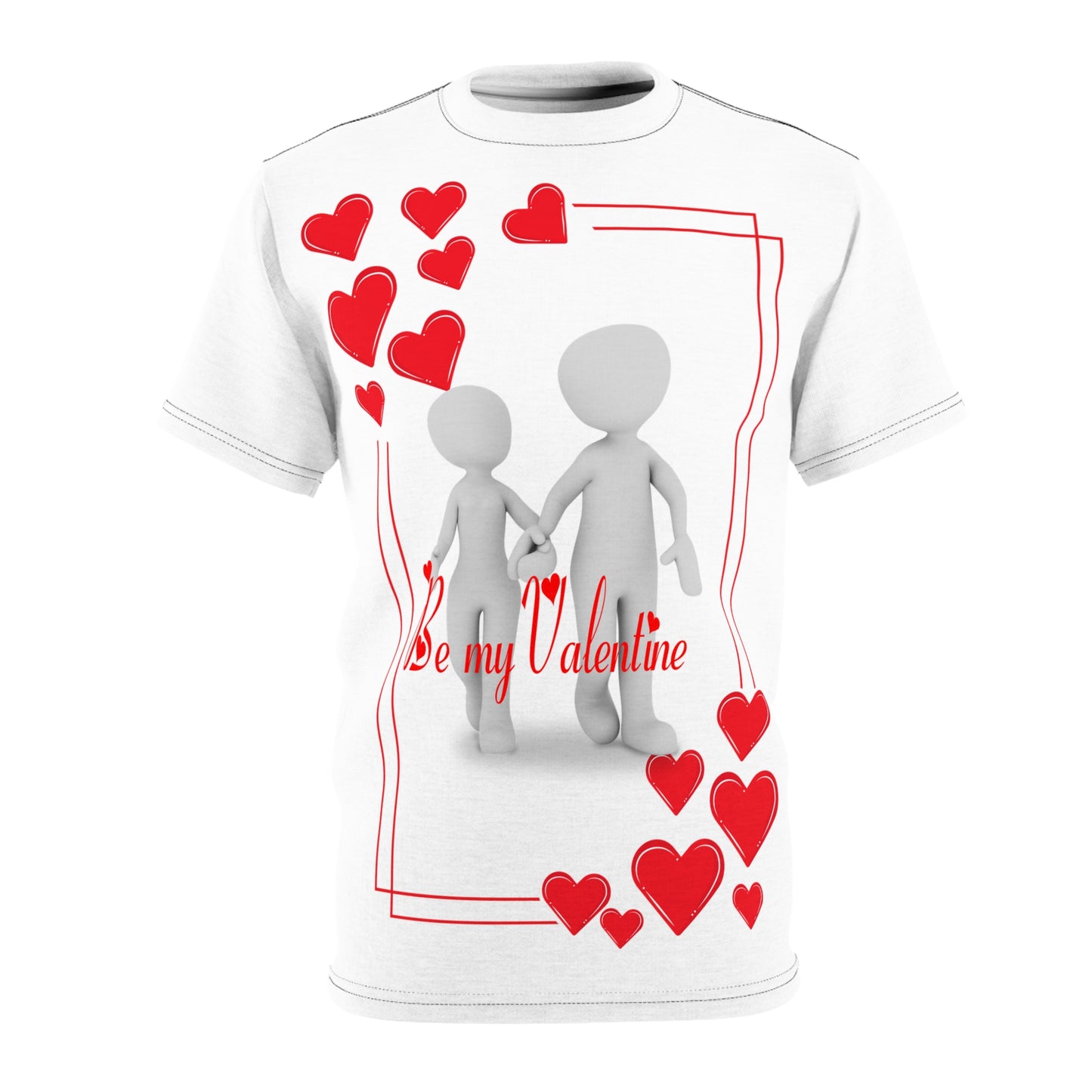 Be Mine Unisex Cut & Sew Tee (AOP)