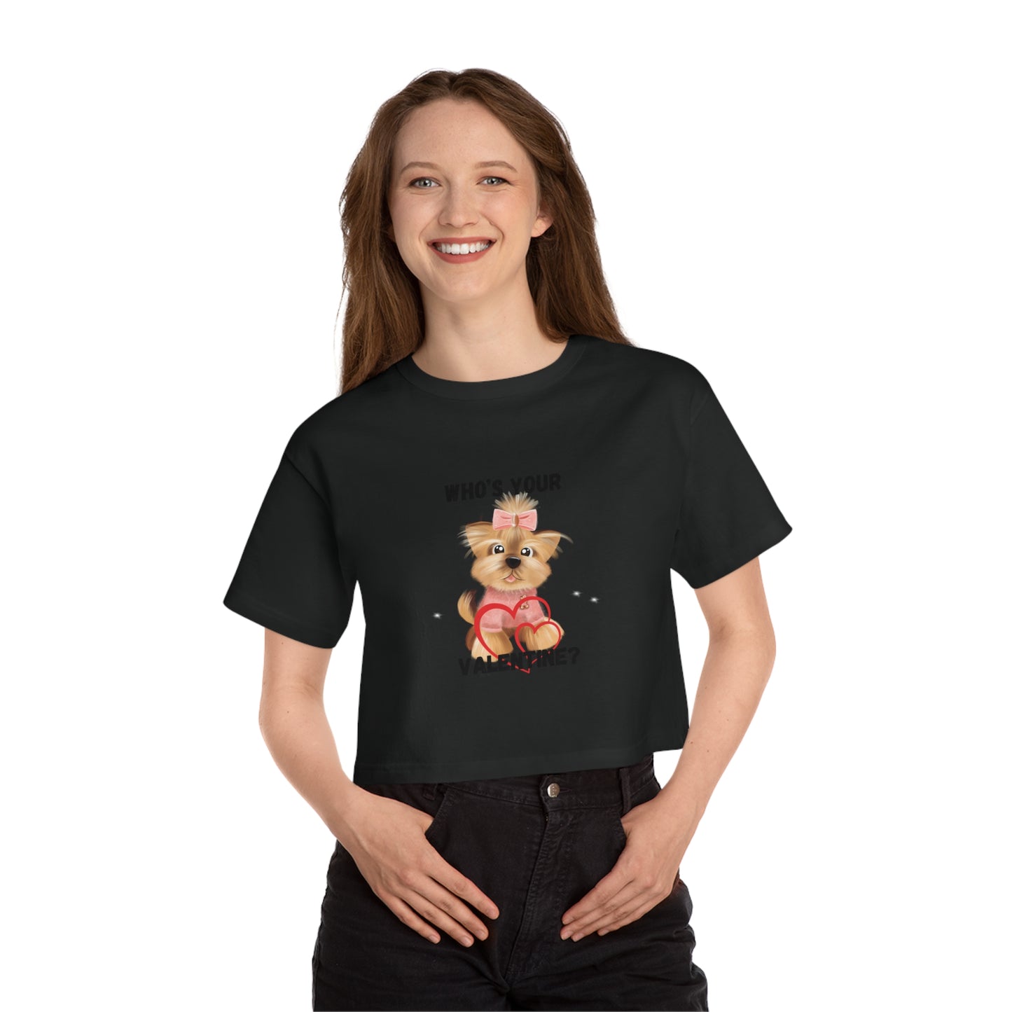 Valentine Champion Women's Heritage Cropped T-Shirt