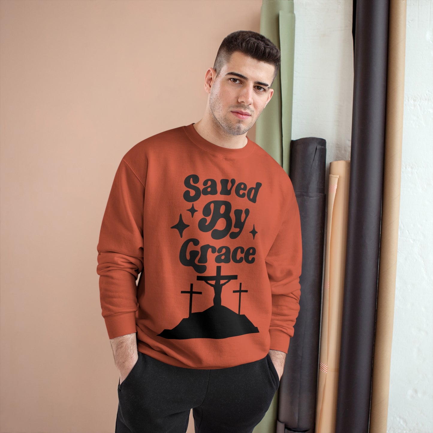 Saved By Grace Champion Sweatshirt