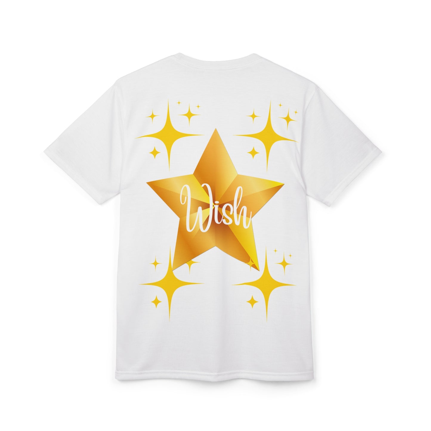 Golden Star Wish Unisex Tee - Inspirational Design