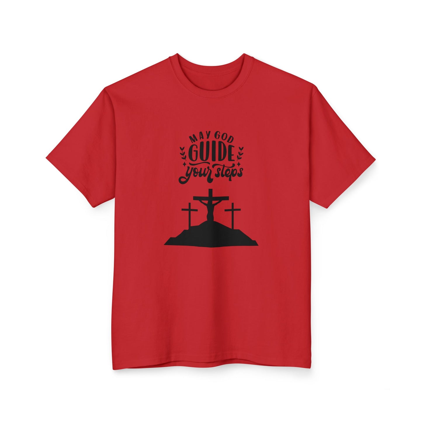 Inspiring Christian Tall T-Shirt - "May God Guide Your Steps"