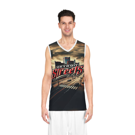 Detroit Streets Basketball Jersey | Urban Style Sportswear | Game Day Apparel