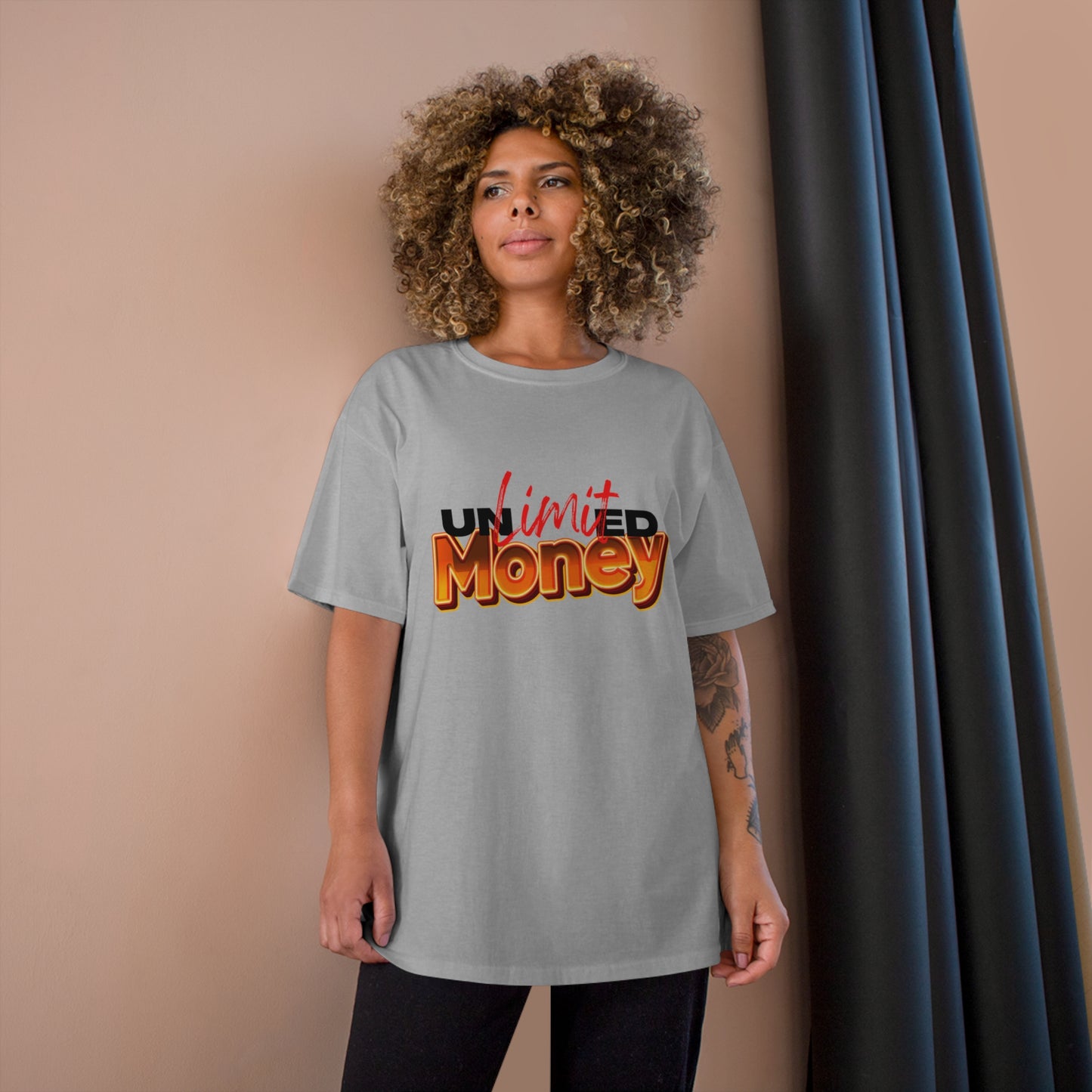 Champion T-Shirt - Unlimited Money Graphic Tee for Trendsetters