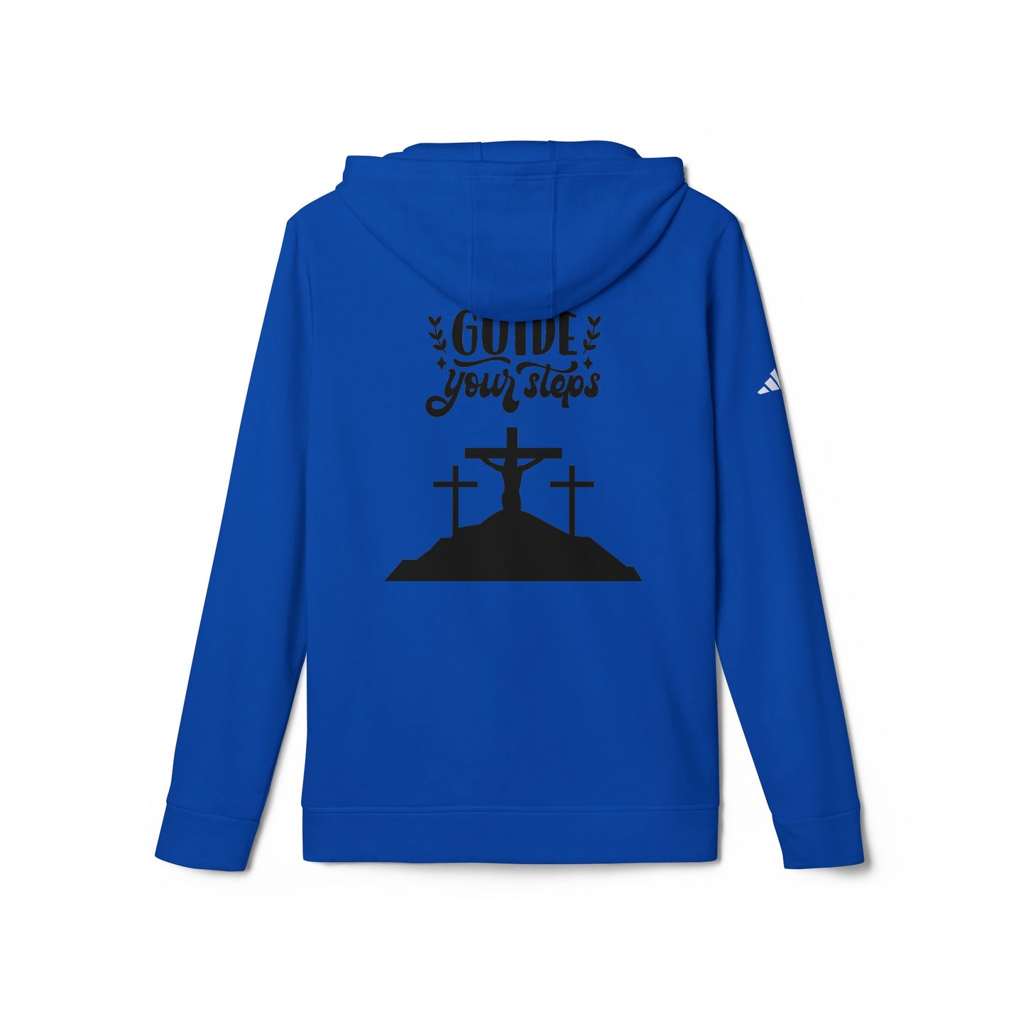 Inspirational Fleece Hoodie - "May God Guide Your Steps"