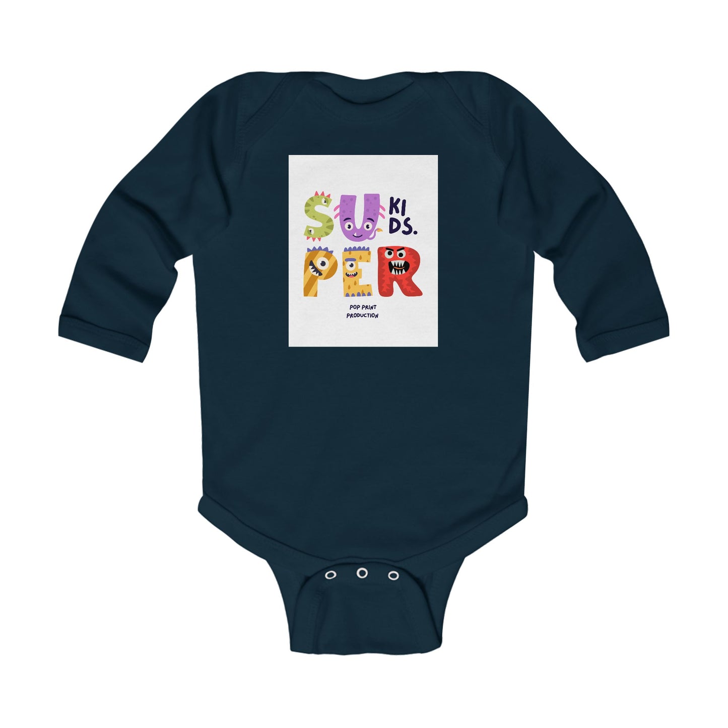 Funny Kids' Word Play Infant Long Sleeve Bodysuit