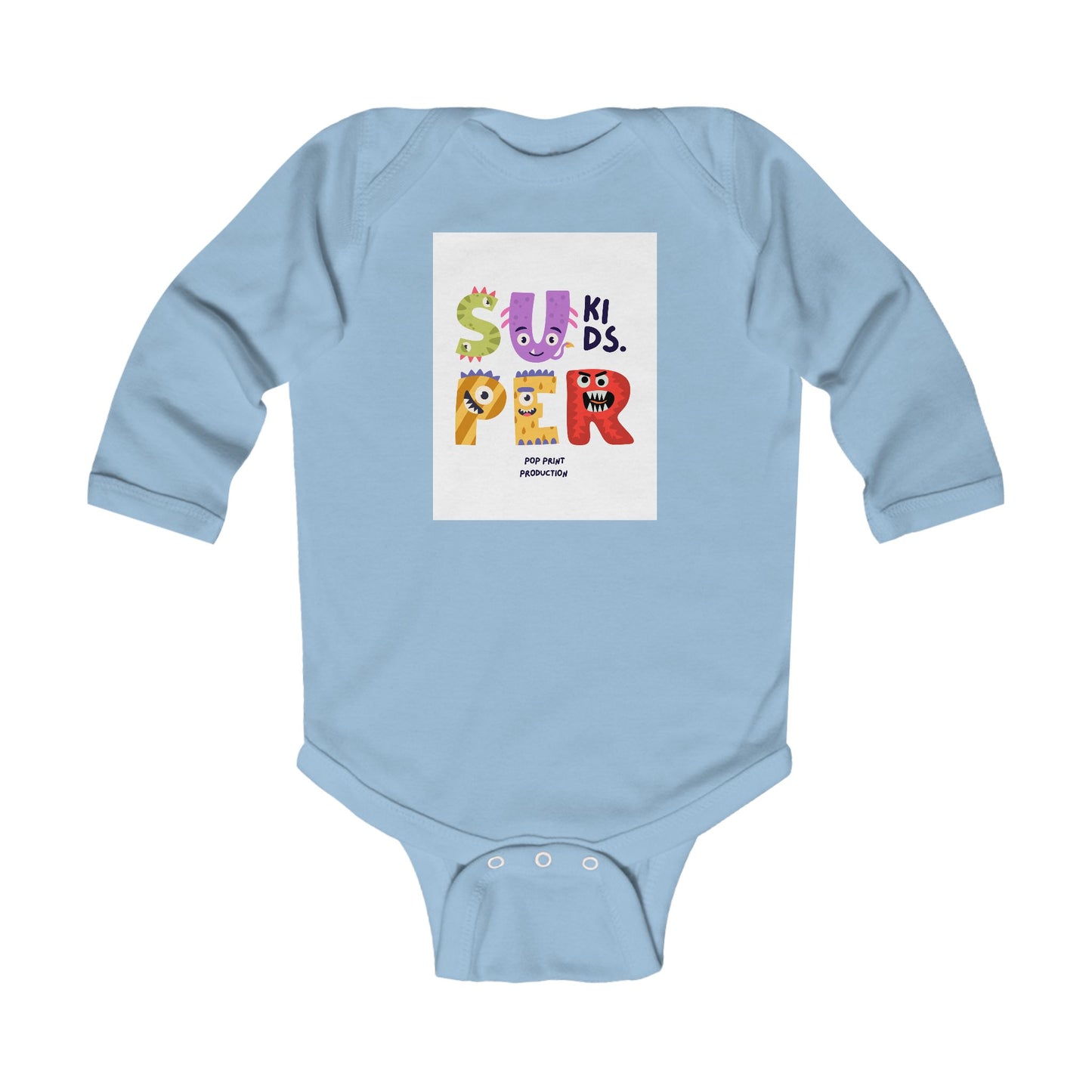 Funny Kids' Word Play Infant Long Sleeve Bodysuit