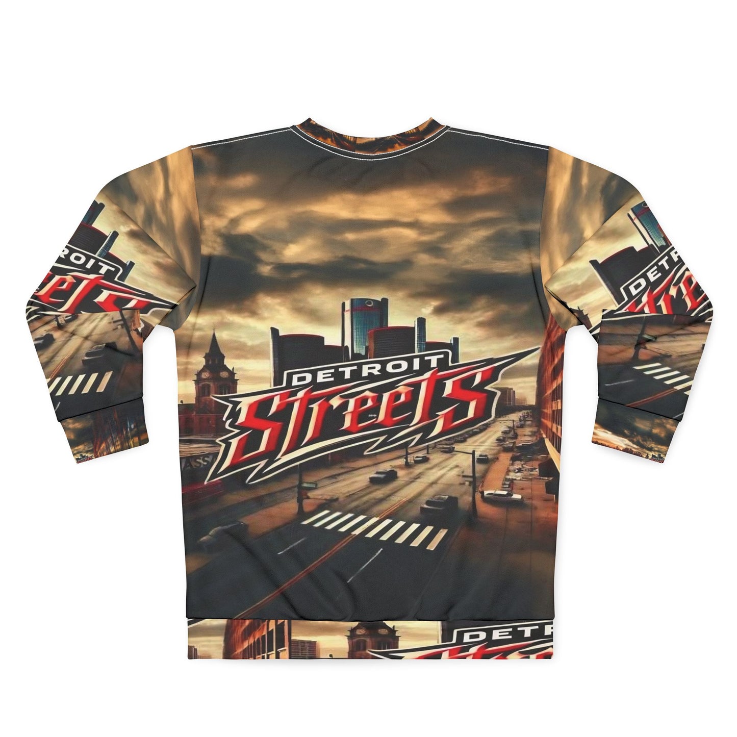 Urban Detroit Streets Unisex Sweatshirt - Stylish City Vibe Apparel