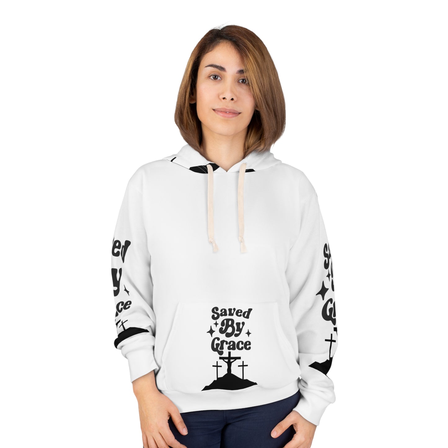 Saved By Grace Unisex Pullover Hoodie - Faith-Inspired Comfort Wear