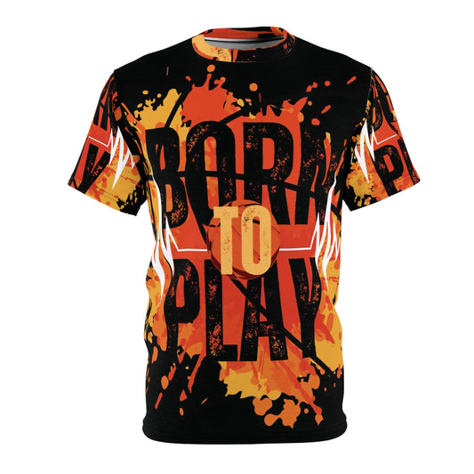 Born to Play Unisex Cut & Sew Tee - Bold Graphic T-Shirt for Sports Lovers