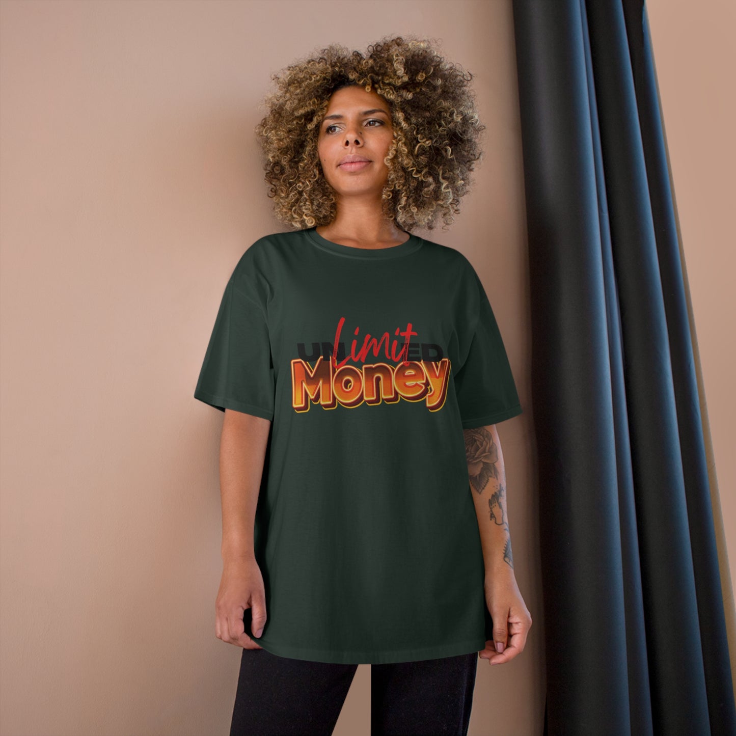 Champion T-Shirt - Unlimited Money Graphic Tee for Trendsetters