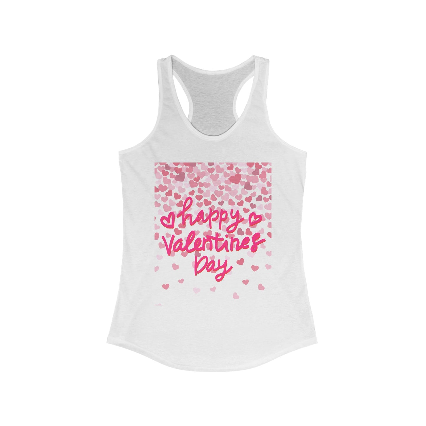 Happy Valentine's Day Racerback Tank for Women