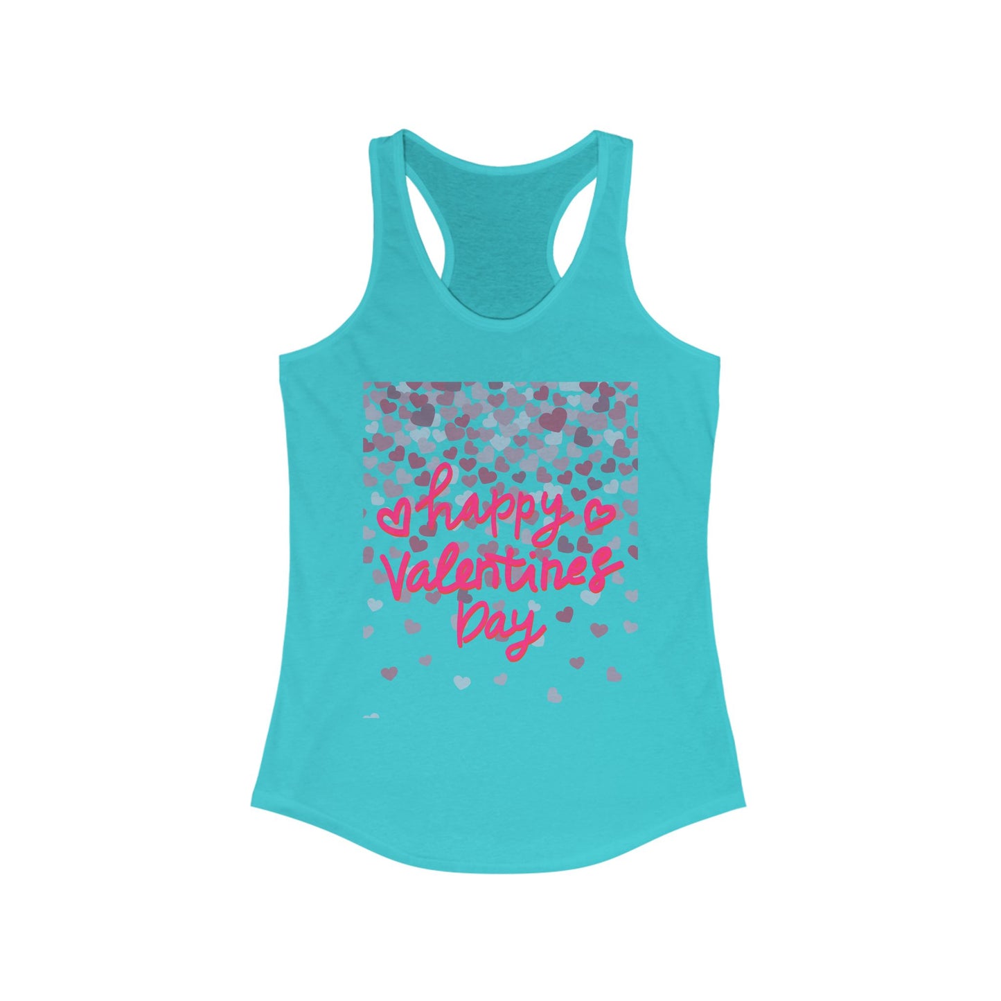 Happy Valentine's Day Racerback Tank for Women